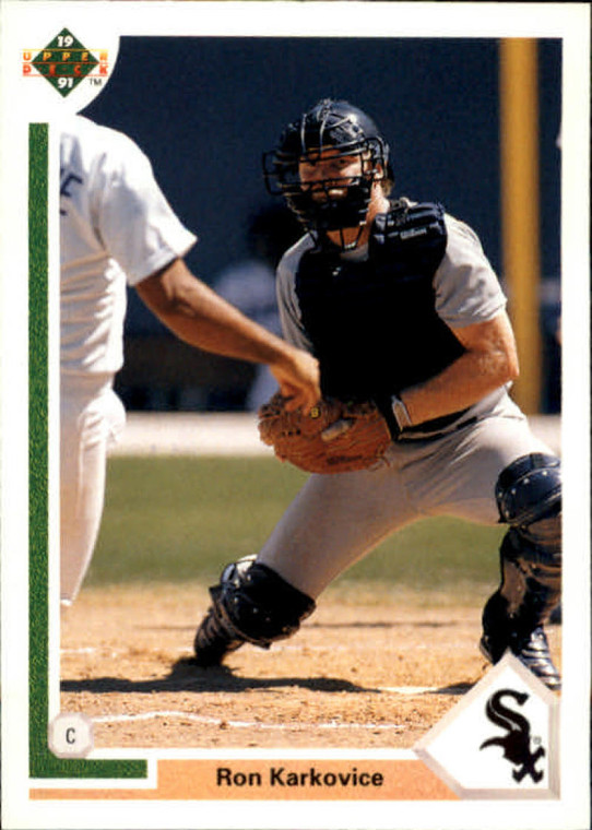 1991 Upper Deck #209 Ron Karkovice VG Chicago White Sox 