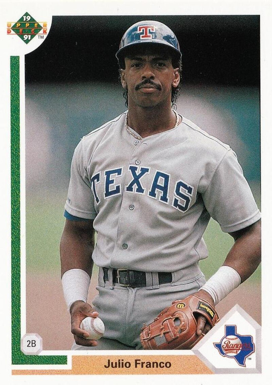 1991 Upper Deck #227 Julio Franco VG Texas Rangers 