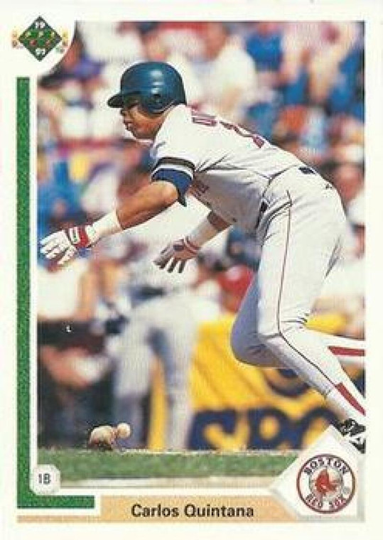 1991 Upper Deck #232 Carlos Quintana VG Boston Red Sox 