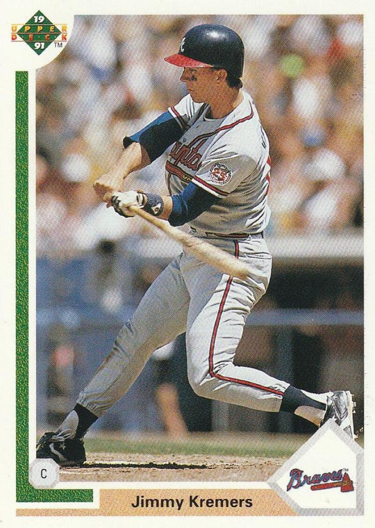 1991 Upper Deck #262 Jimmy Kremers VG Atlanta Braves 