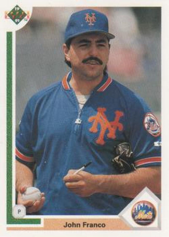 1991 Upper Deck #290 John Franco VG New York Mets 