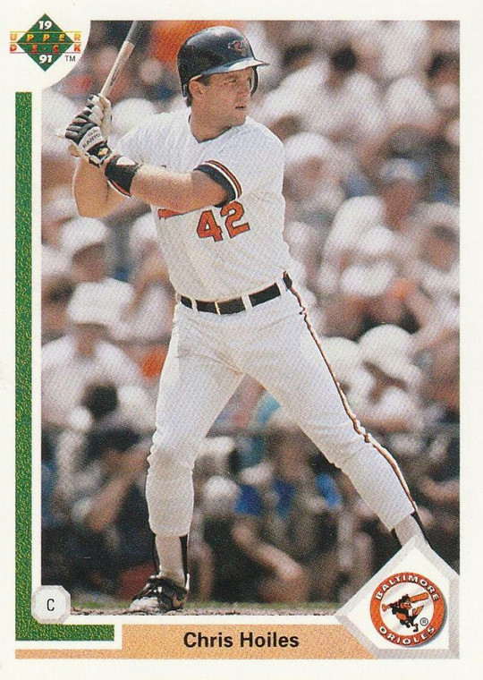 1991 Upper Deck #306 Chris Hoiles VG Baltimore Orioles 