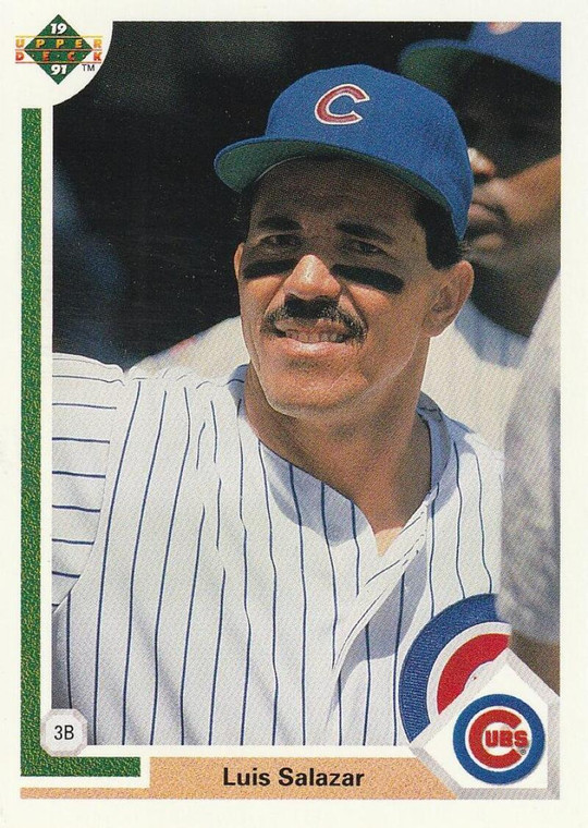 1991 Upper Deck #311 Luis Salazar VG Chicago Cubs 