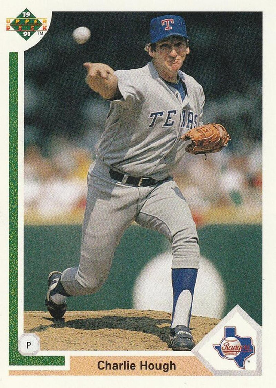 1991 Upper Deck #313 Charlie Hough VG Texas Rangers 