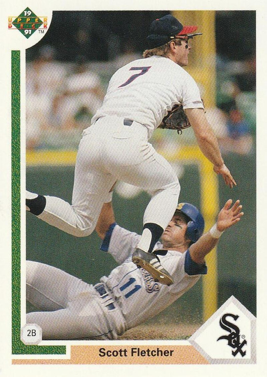 1991 Upper Deck #321 Scott Fletcher VG Chicago White Sox 