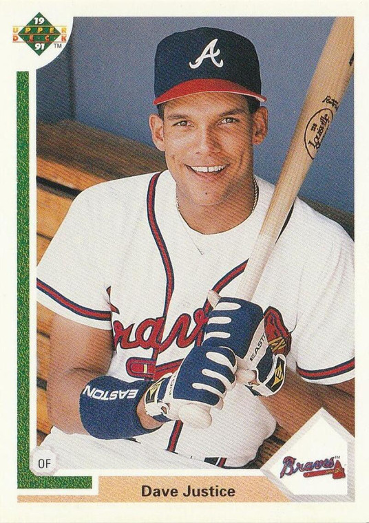 1991 Upper Deck #363 David Justice VG Atlanta Braves 