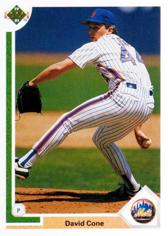 1991 Upper Deck #366 David Cone VG New York Mets 