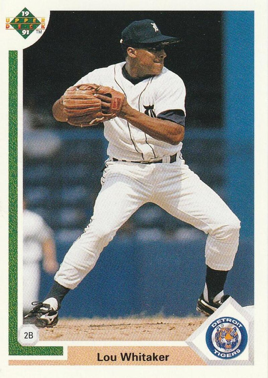 1991 Upper Deck #367 Lou Whitaker VG Detroit Tigers 