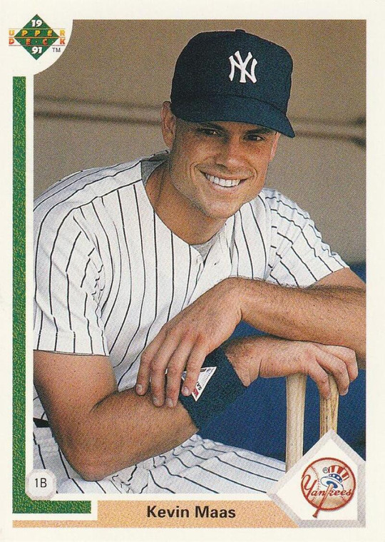 1991 Upper Deck #375 Kevin Maas VG New York Yankees 