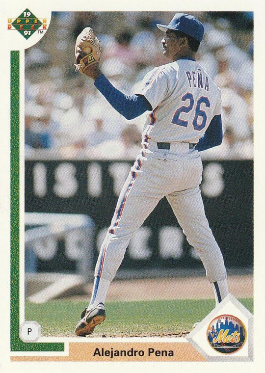 1991 Upper Deck #388 Alejandro Pena VG New York Mets 