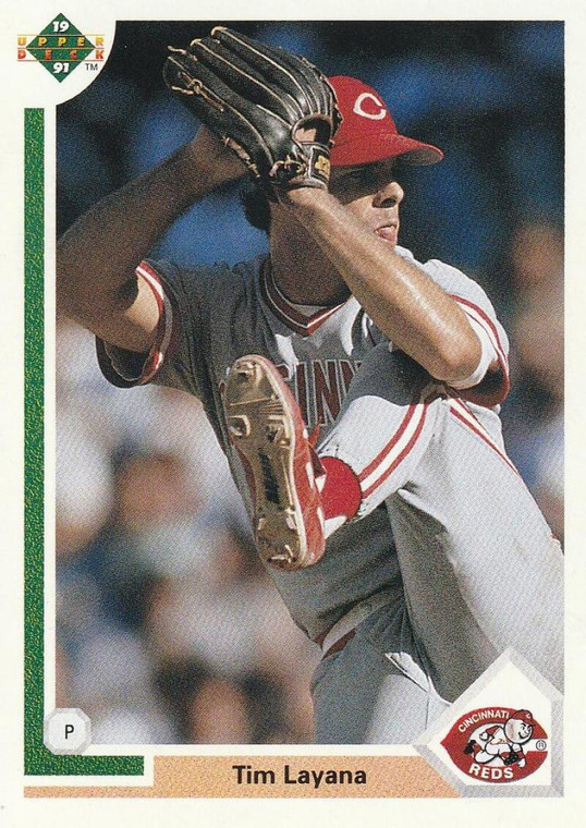 1991 Upper Deck #396 Tim Layana VG Cincinnati Reds 