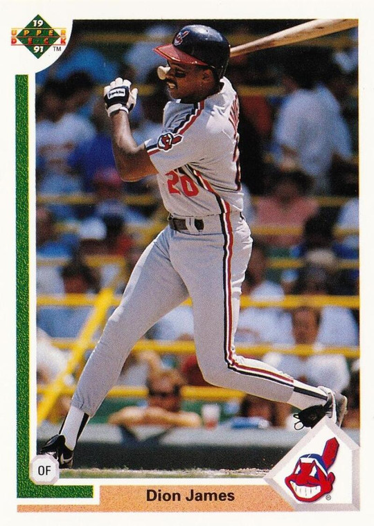 1991 Upper Deck #399 Dion James VG Cleveland Indians 