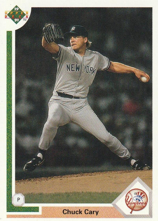 1991 Upper Deck #409 Chuck Cary VG New York Yankees 