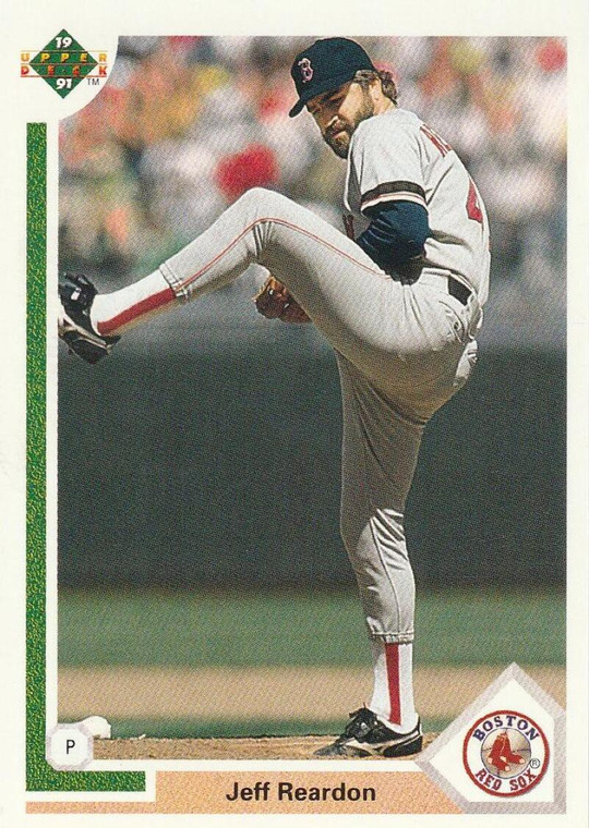 1991 Upper Deck #418 Jeff Reardon VG Boston Red Sox 