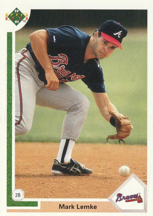 1991 Upper Deck #419 Mark Lemke VG Atlanta Braves 