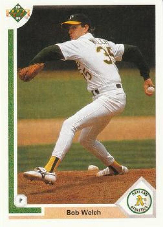 1991 Upper Deck #425 Bob Welch VG Oakland Athletics 