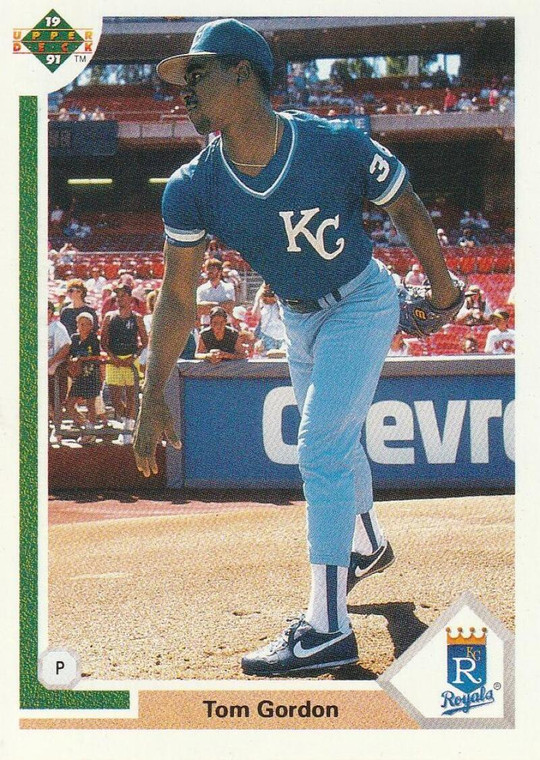 1991 Upper Deck #431 Tom Gordon VG Kansas City Royals 