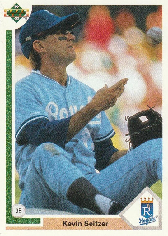 1991 Upper Deck #433 Kevin Seitzer VG Kansas City Royals 