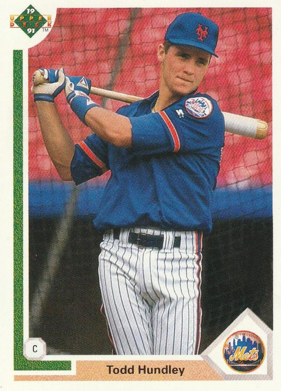 1991 Upper Deck #440 Todd Hundley VG New York Mets 