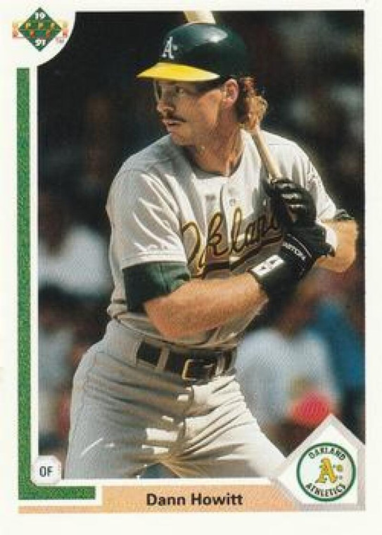 1991 Upper Deck #442 Dann Howitt VG Oakland Athletics 