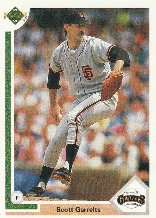 1991 Upper Deck #443 Scott Garrelts VG San Francisco Giants 