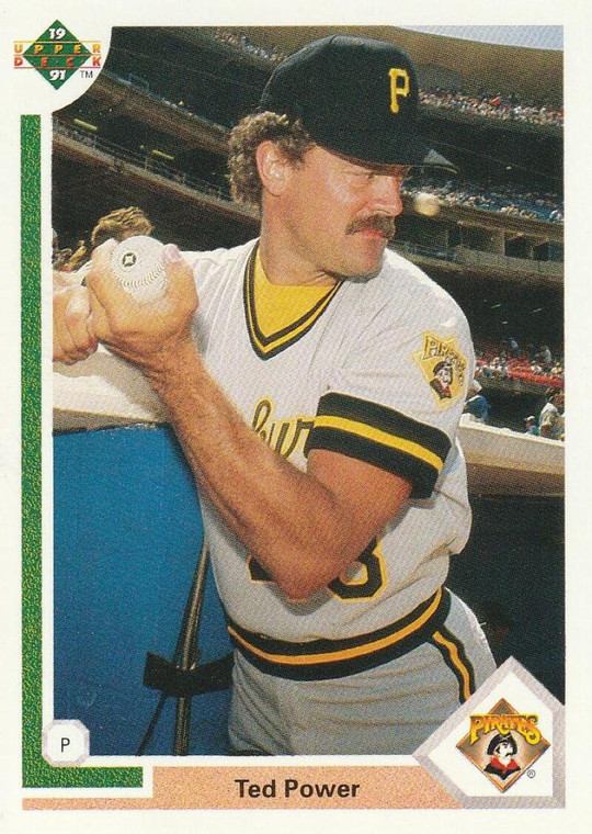 1991 Upper Deck #450 Ted Power VG Pittsburgh Pirates 