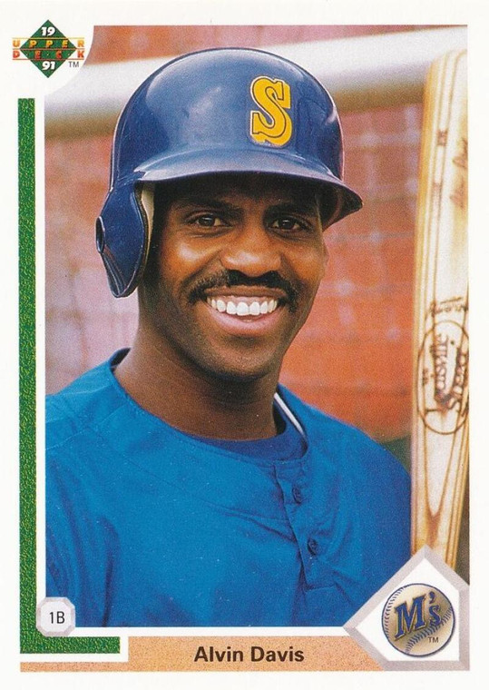 1991 Upper Deck #457 Alvin Davis VG Seattle Mariners 