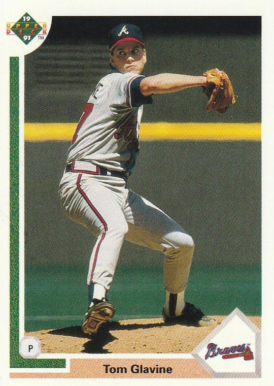 1991 Upper Deck #480 Tom Glavine VG Atlanta Braves 