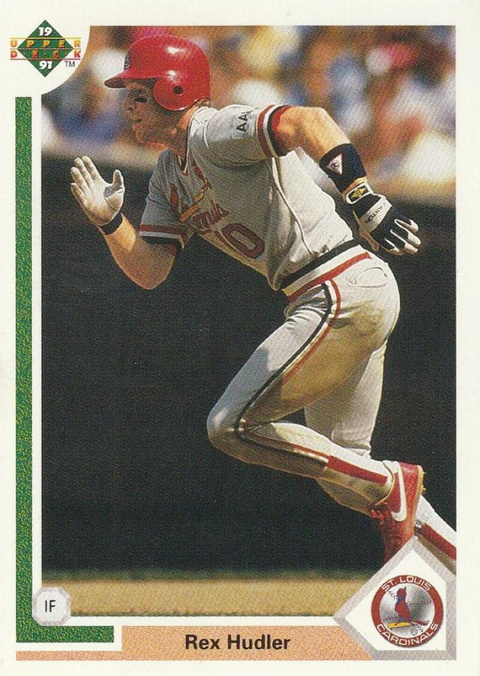 1991 Upper Deck #482 Rex Hudler VG St. Louis Cardinals 