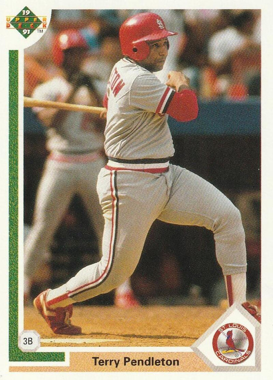 1991 Upper Deck #484 Terry Pendleton VG St. Louis Cardinals 