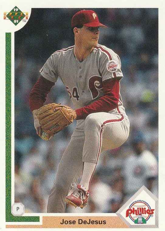 1991 Upper Deck #486 Jose DeJesus VG Philadelphia Phillies 