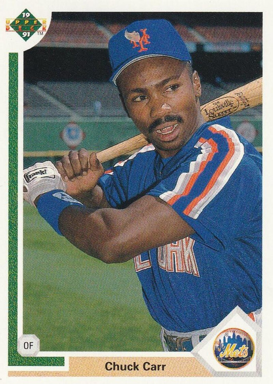 1991 Upper Deck #514 Chuck Carr VG New York Mets 