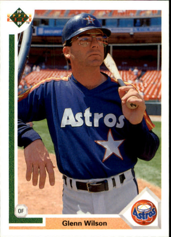 1991 Upper Deck #515 Glenn Wilson VG Houston Astros 