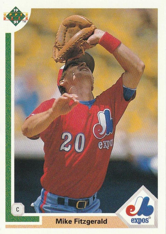 1991 Upper Deck #516 Mike Fitzgerald VG Montreal Expos 