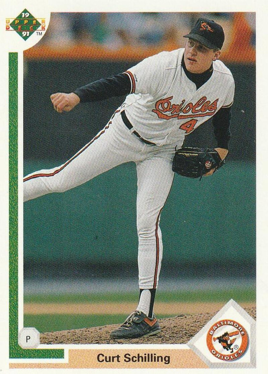 1991 Upper Deck #528 Curt Schilling VG Baltimore Orioles 