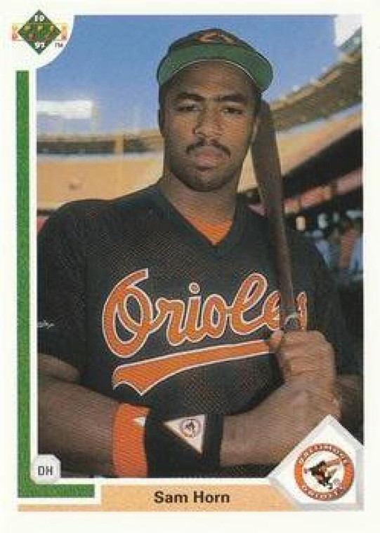 1991 Upper Deck #530 Sam Horn VG Baltimore Orioles 