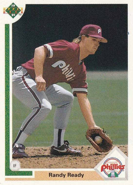 1991 Upper Deck #540 Randy Ready VG Philadelphia Phillies 