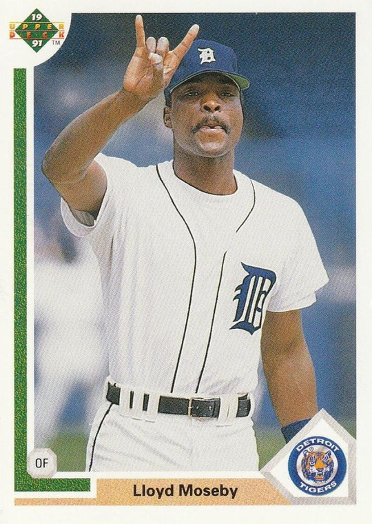 1991 Upper Deck #559 Lloyd Moseby VG Detroit Tigers 