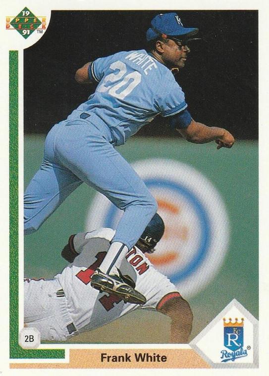 1991 Upper Deck #568 Frank White VG Kansas City Royals 