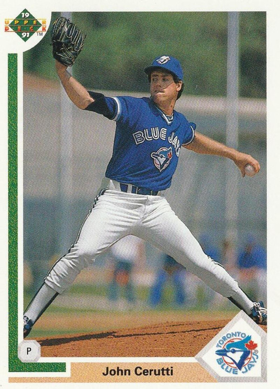 1991 Upper Deck #585 John Cerutti VG Toronto Blue Jays 