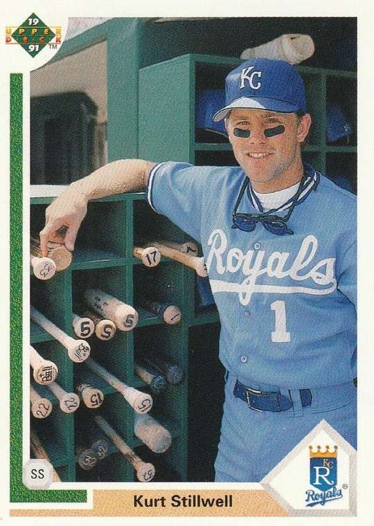 1991 Upper Deck #587 Kurt Stillwell VG Kansas City Royals 
