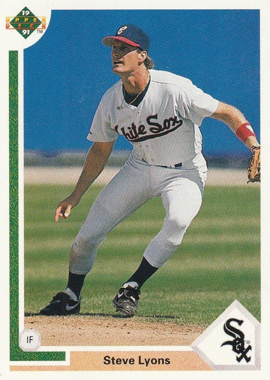 1991 Upper Deck #601 Steve Lyons VG Chicago White Sox 