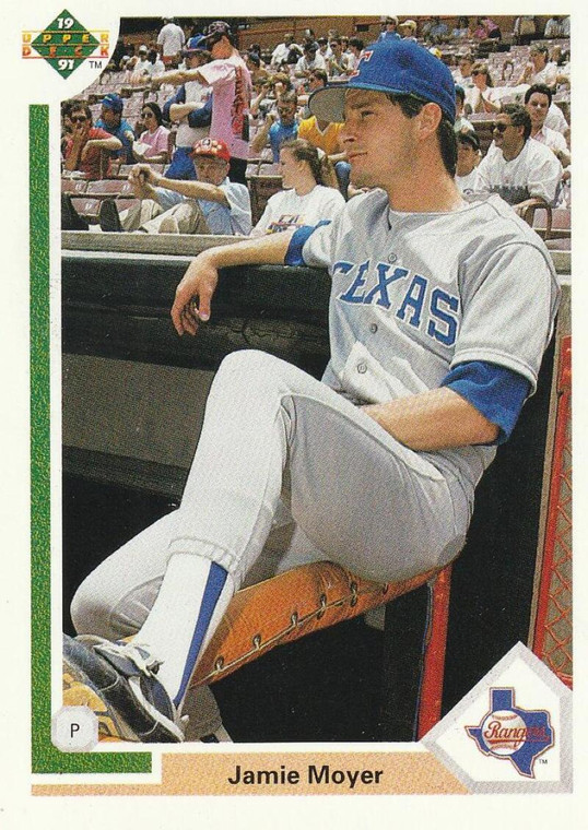 1991 Upper Deck #610 Jamie Moyer VG Texas Rangers 