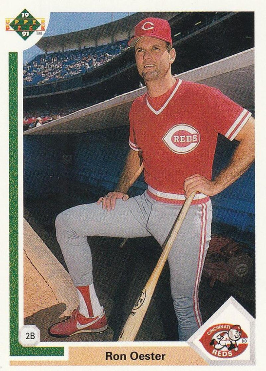 1991 Upper Deck #611 Ron Oester VG Cincinnati Reds 