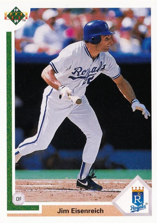 1991 Upper Deck #658 Jim Eisenreich VG Kansas City Royals 