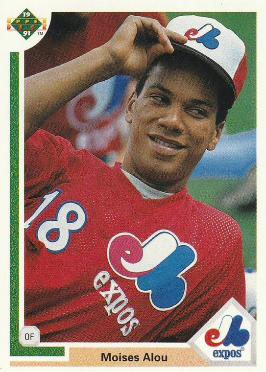 1991 Upper Deck #665 Moises Alou VG Montreal Expos 