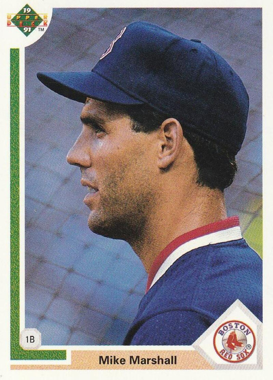 1991 Upper Deck #681 Mike Marshall VG Boston Red Sox 