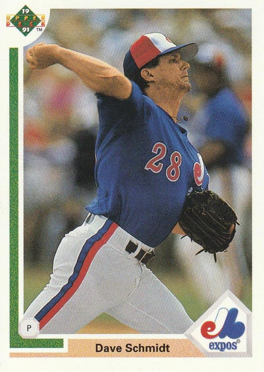 1991 Upper Deck #684 Dave Schmidt VG Montreal Expos 