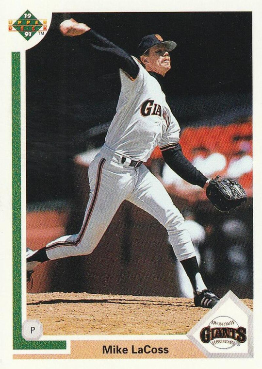 1991 Upper Deck #691 Mike LaCoss VG San Francisco Giants 