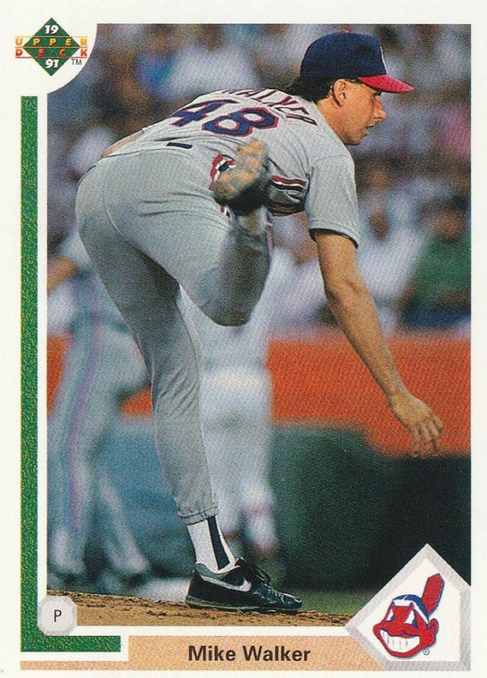 1991 Upper Deck #694 Mike Walker VG Cleveland Indians 